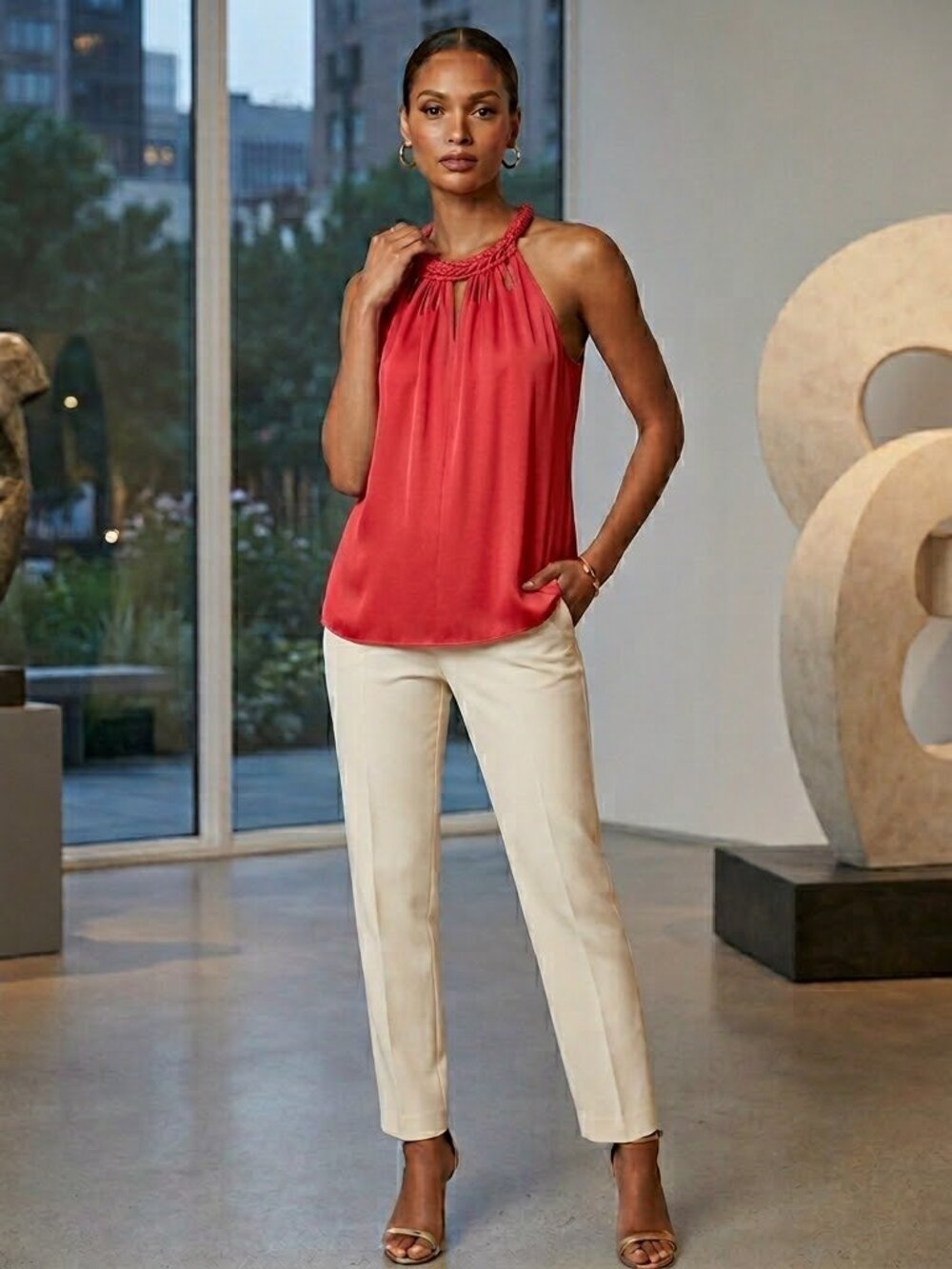 Elie Tahari Silk Top